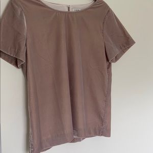 J. Crew velour shirt